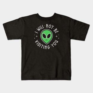 Alien Introvert Kids T-Shirt